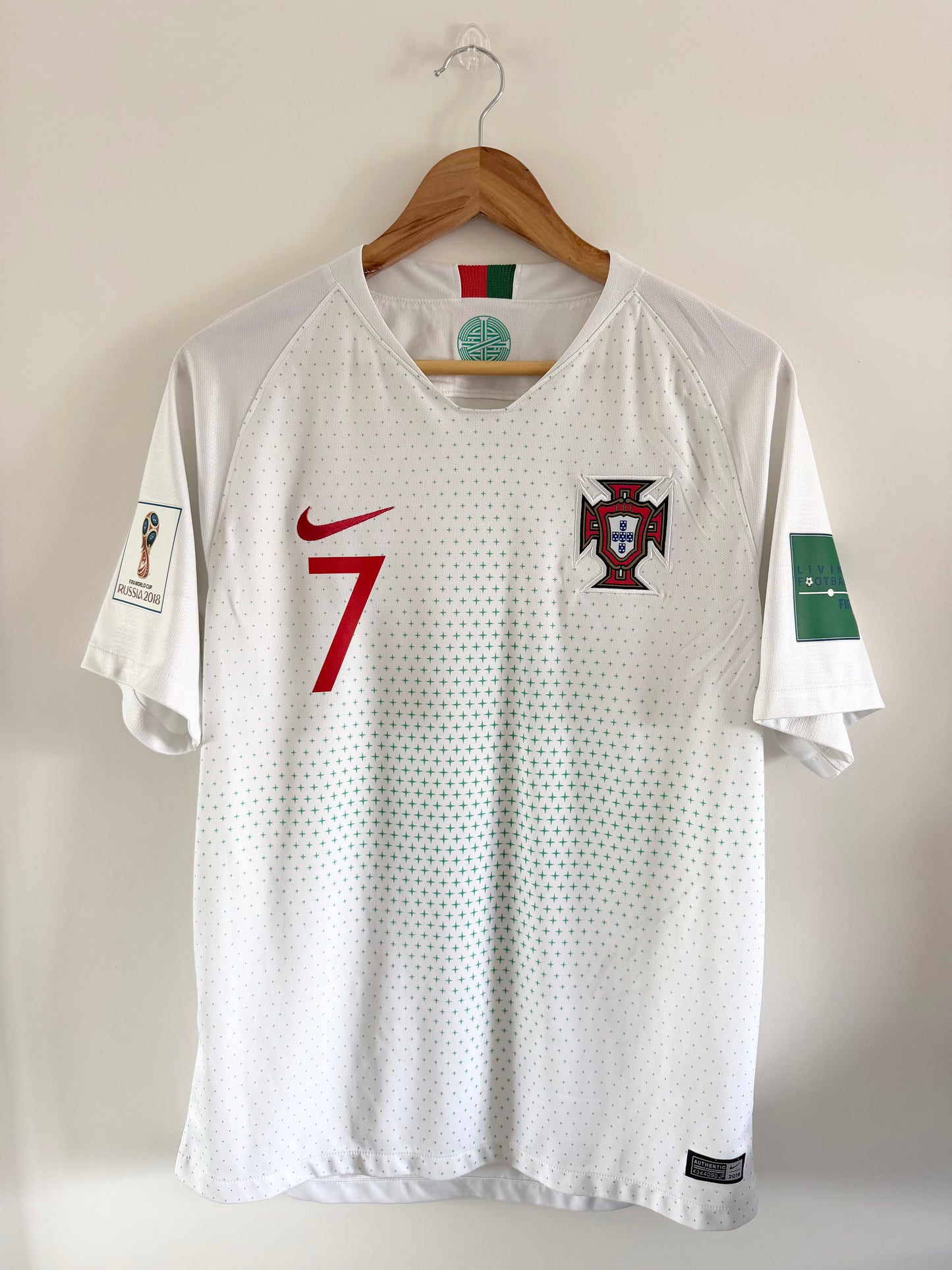Maillot Extérieur Portugal Ronaldo saison 2018