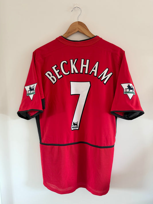 Maillot Domicile Manchester United Beckham saison 2002/2003