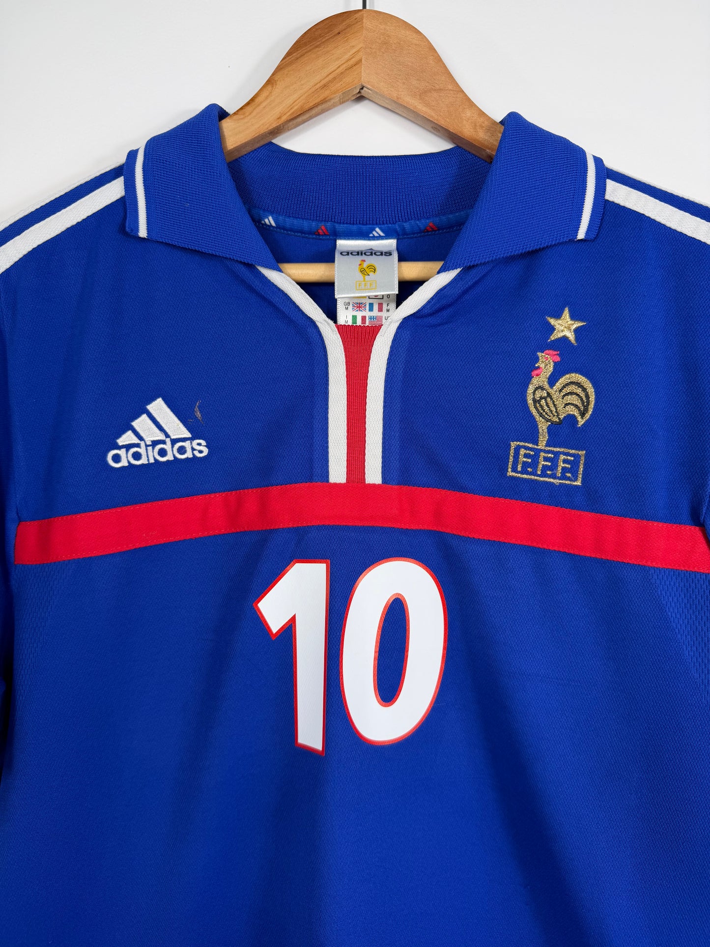 Maillot Domicile Équipe de France FFF Zidane saison 2000