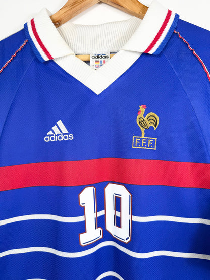 Maillot Domicile FFF Équipe de France Zidane saison 1998