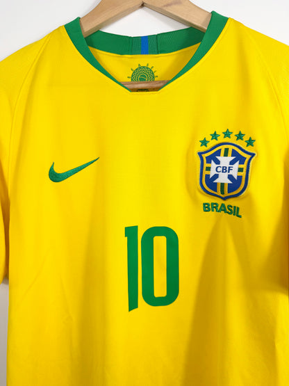 Maillot Domicile Brésil Neymar JR saison 2018