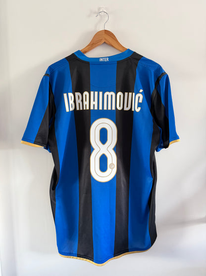 Maillot Domicile Inter Milan Ibrahimovicsaison 2008/200