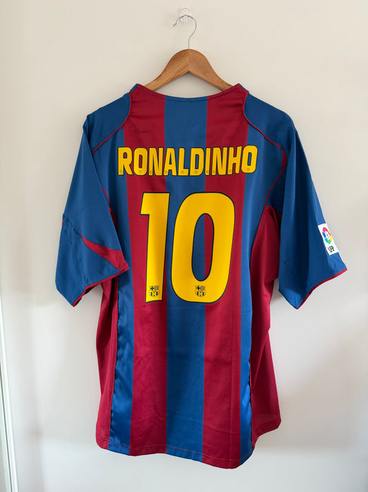 Maillot Domicile FC Barcelone Ronaldinhosaison 2004/2005