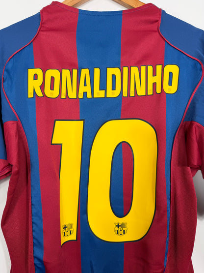 Maillot Domicile FC Barcelone Ronaldinhosaison 2004/2005