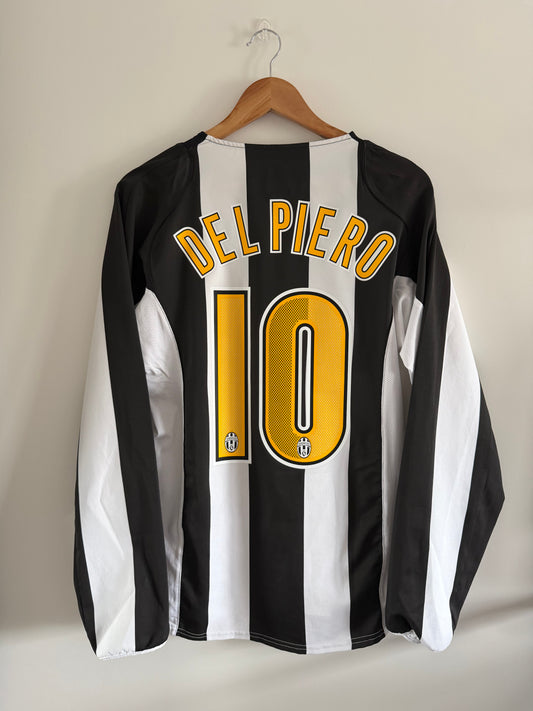Maillot Domicile Juventus Del Piero Manche Longue saison 2004/2005