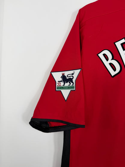 Maillot Domicile Manchester United Beckham saison 2002/2003