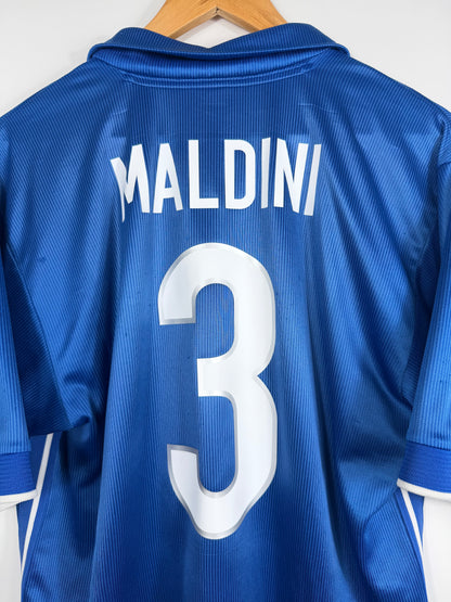 Maillot Domicile Italie Maldini saison 1998