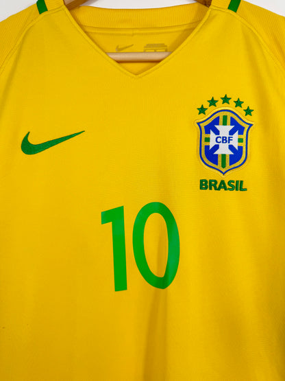 Maillot Domicile Brésil Neymar JR saison 2016