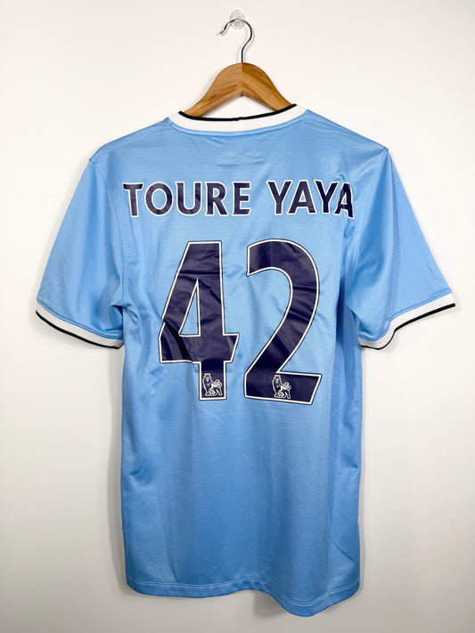 Maillot Domicile Manchester City Yaya Touré saison 2013/204