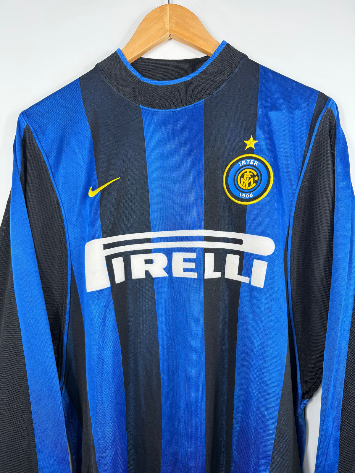 Maillot Manche Longue Domicile Inter Milan Ronaldo R9 saison 2000/2001