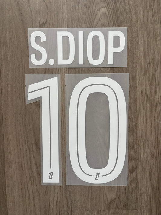Flocage Officiel OGC Nice S.Diop Home 2025/2026