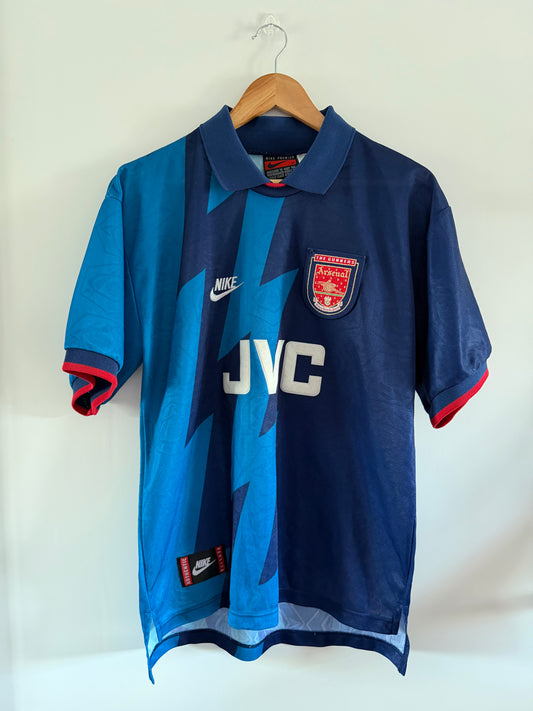 Maillot Extérieur Arsenal Bergkamp saison 1995/1996