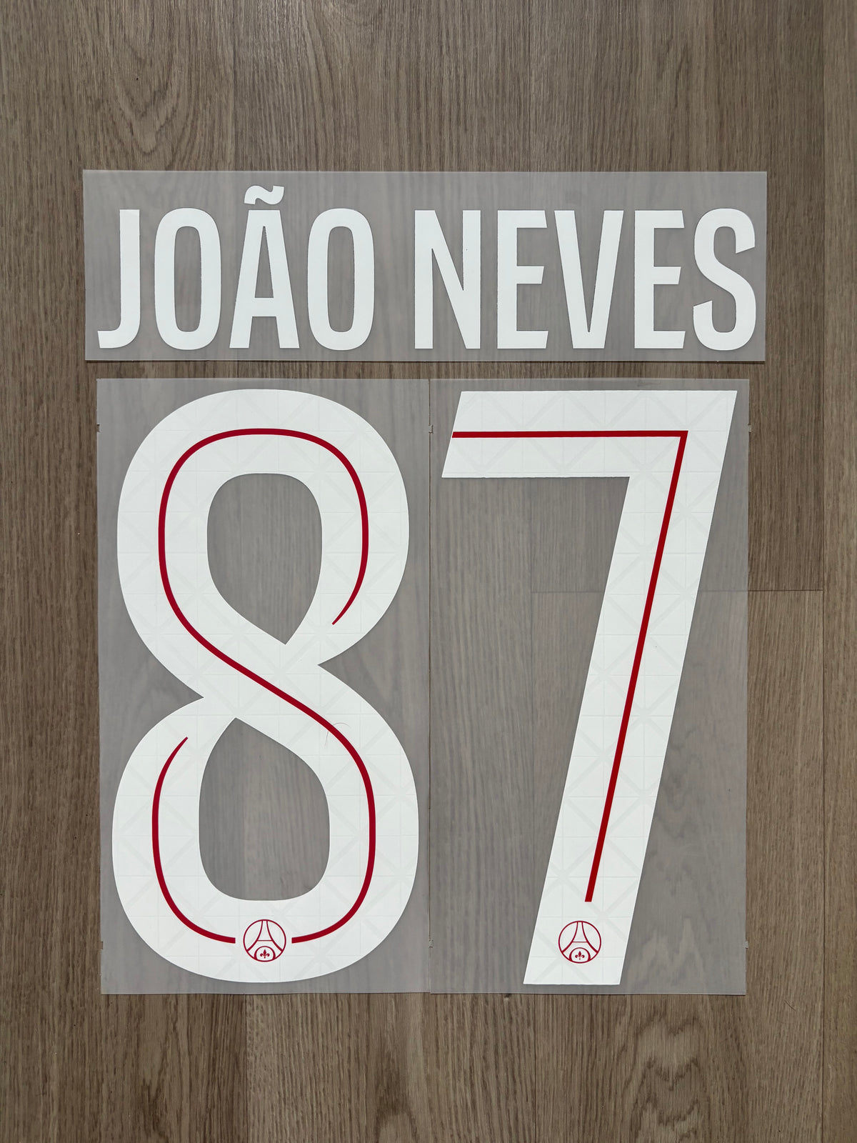 Flocage Officiel PSG Paris Saint Germain Joao Neves Home 2025/2026