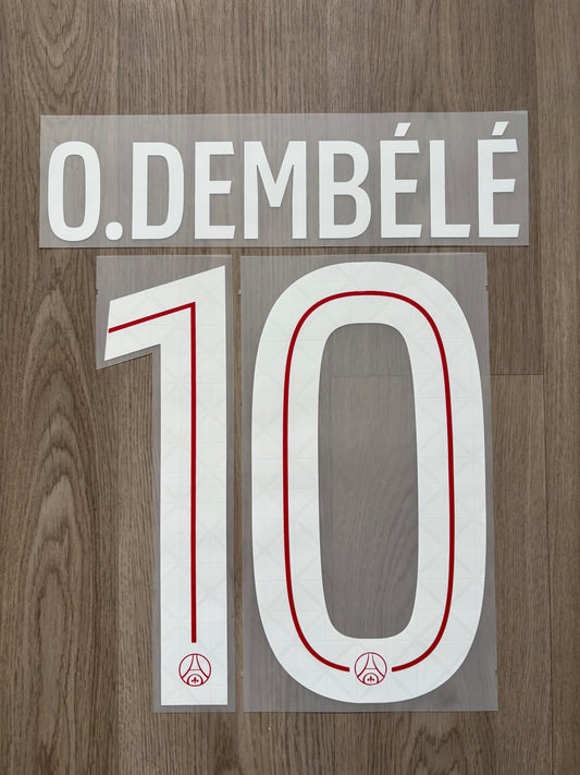 Flocage Officiel PSG Paris Saint Germain Dembélé Home 2025/2026