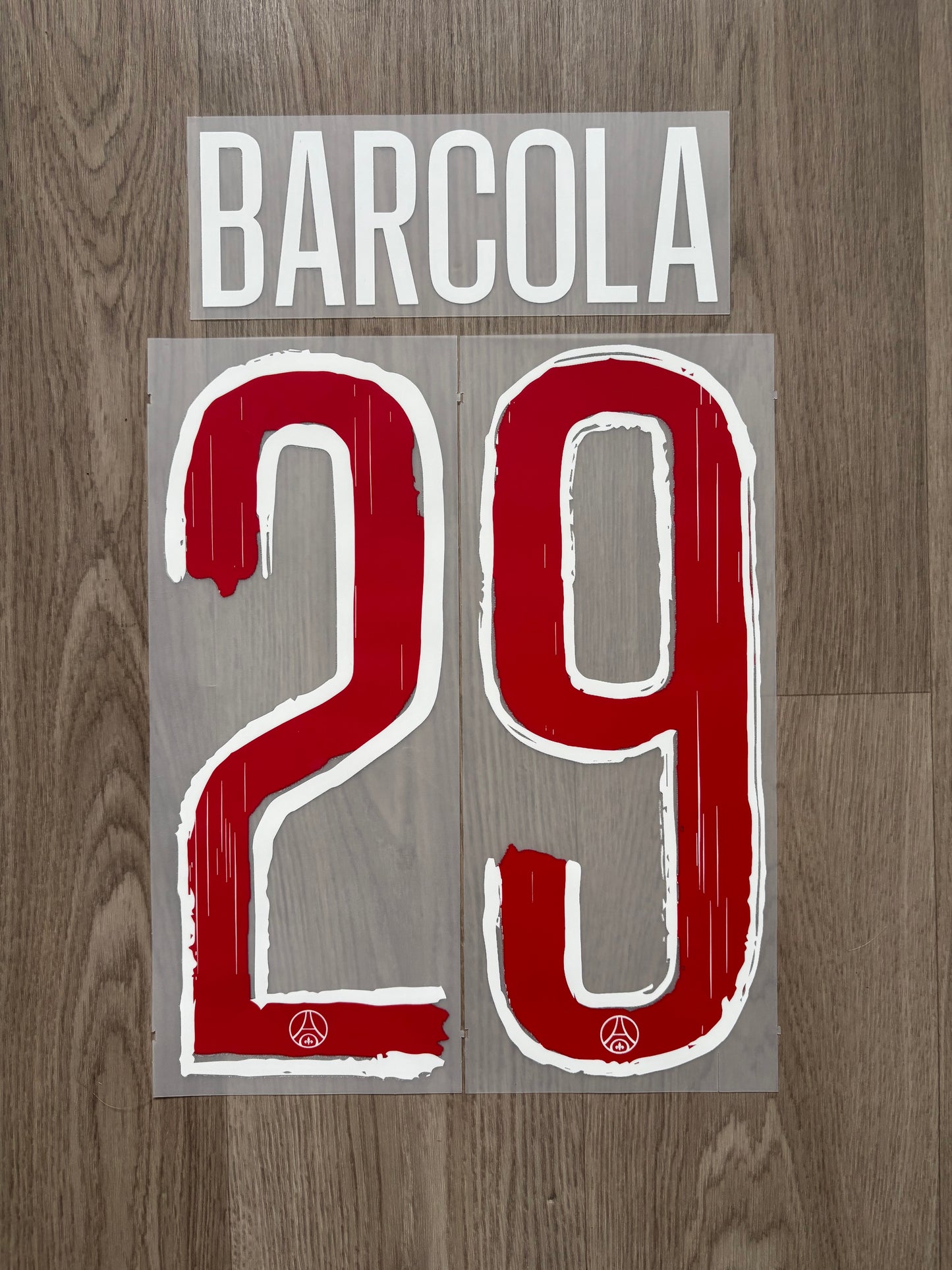 Flocage Officiel PSG Paris Saint Germain Barcola Home 2024/2025