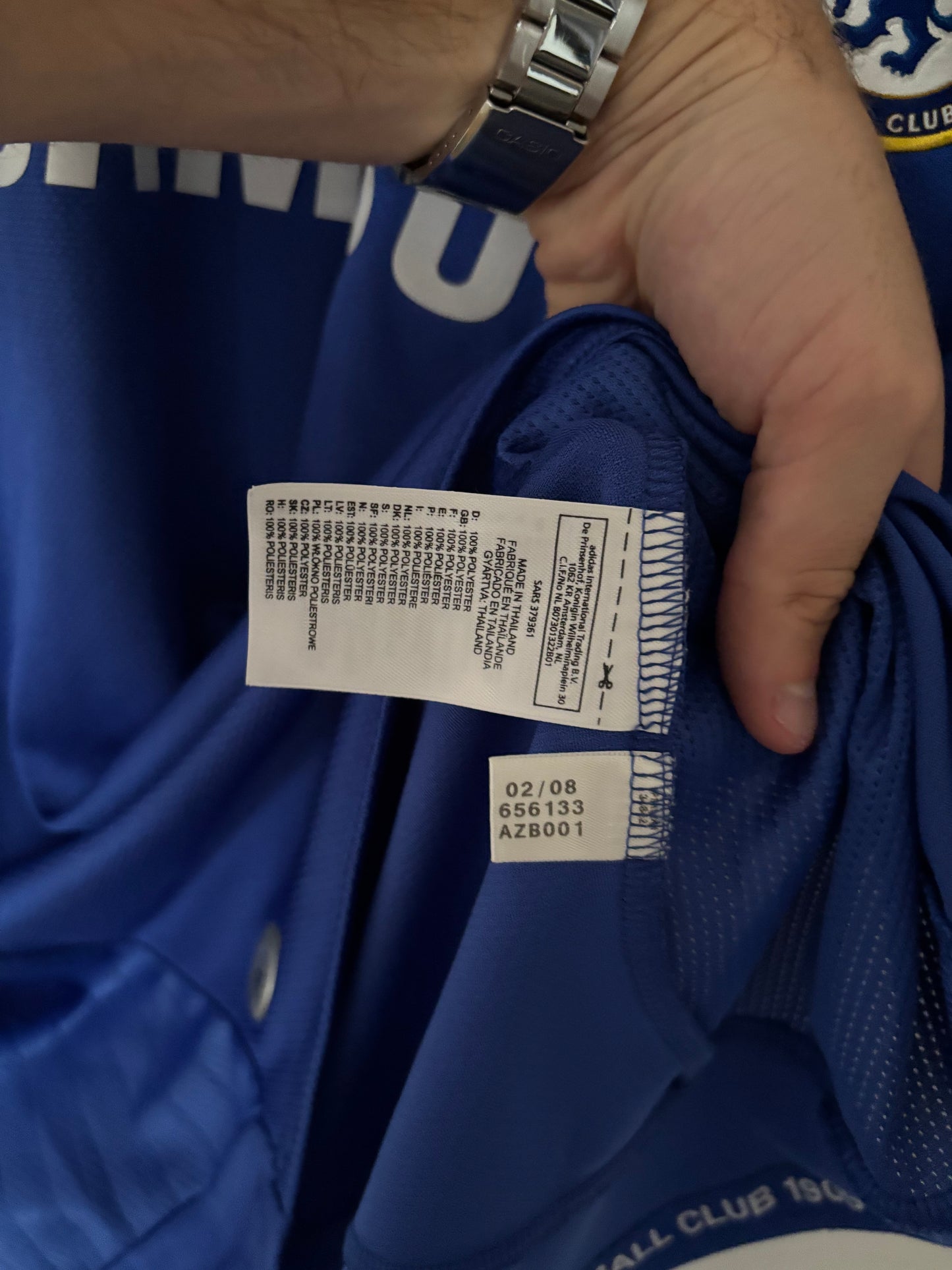 Maillot Domicile Chelsea Drogba saison 2008/2009