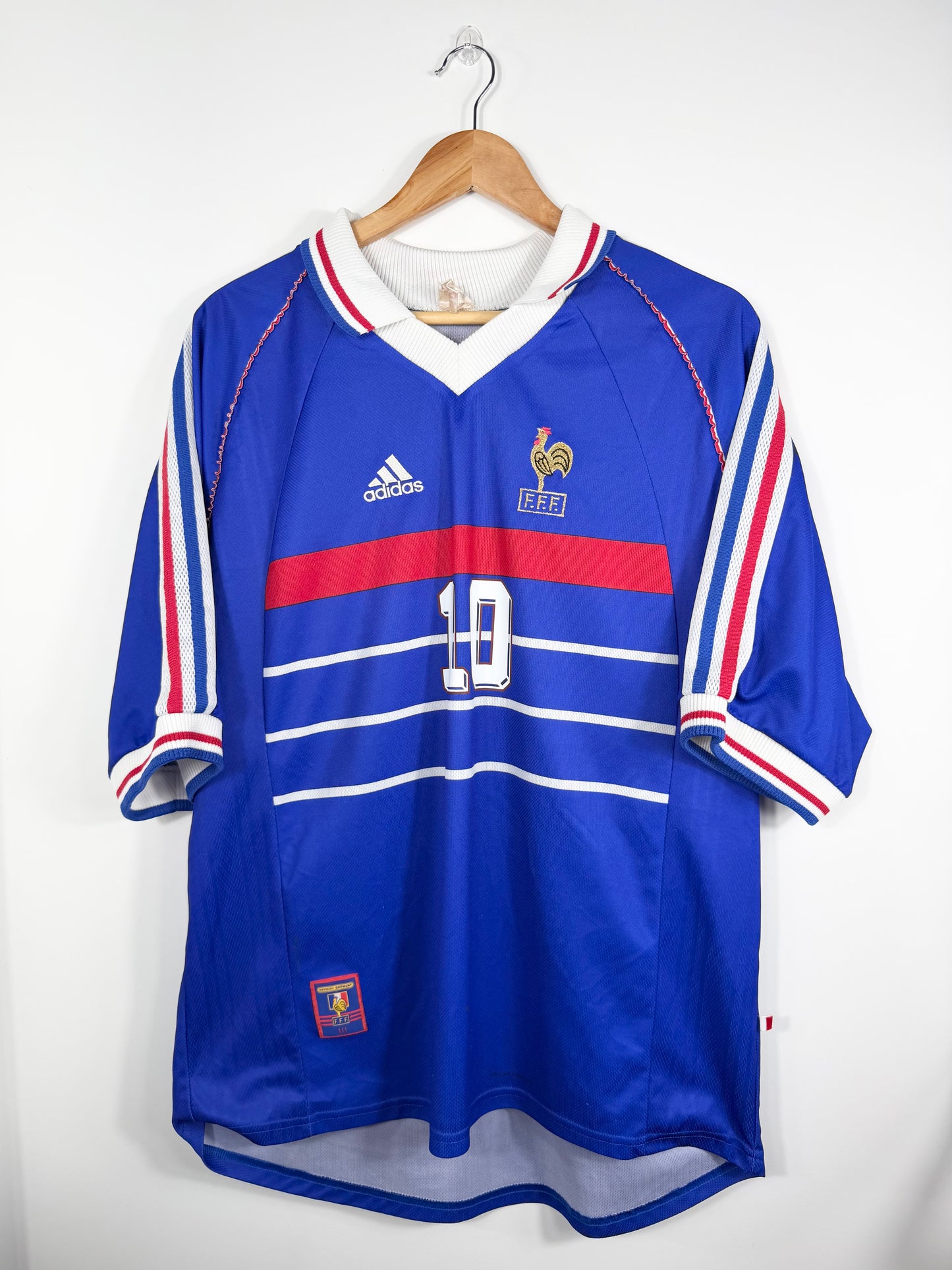 Maillot Domicile Équipe de France FFF Zidane saison 1998