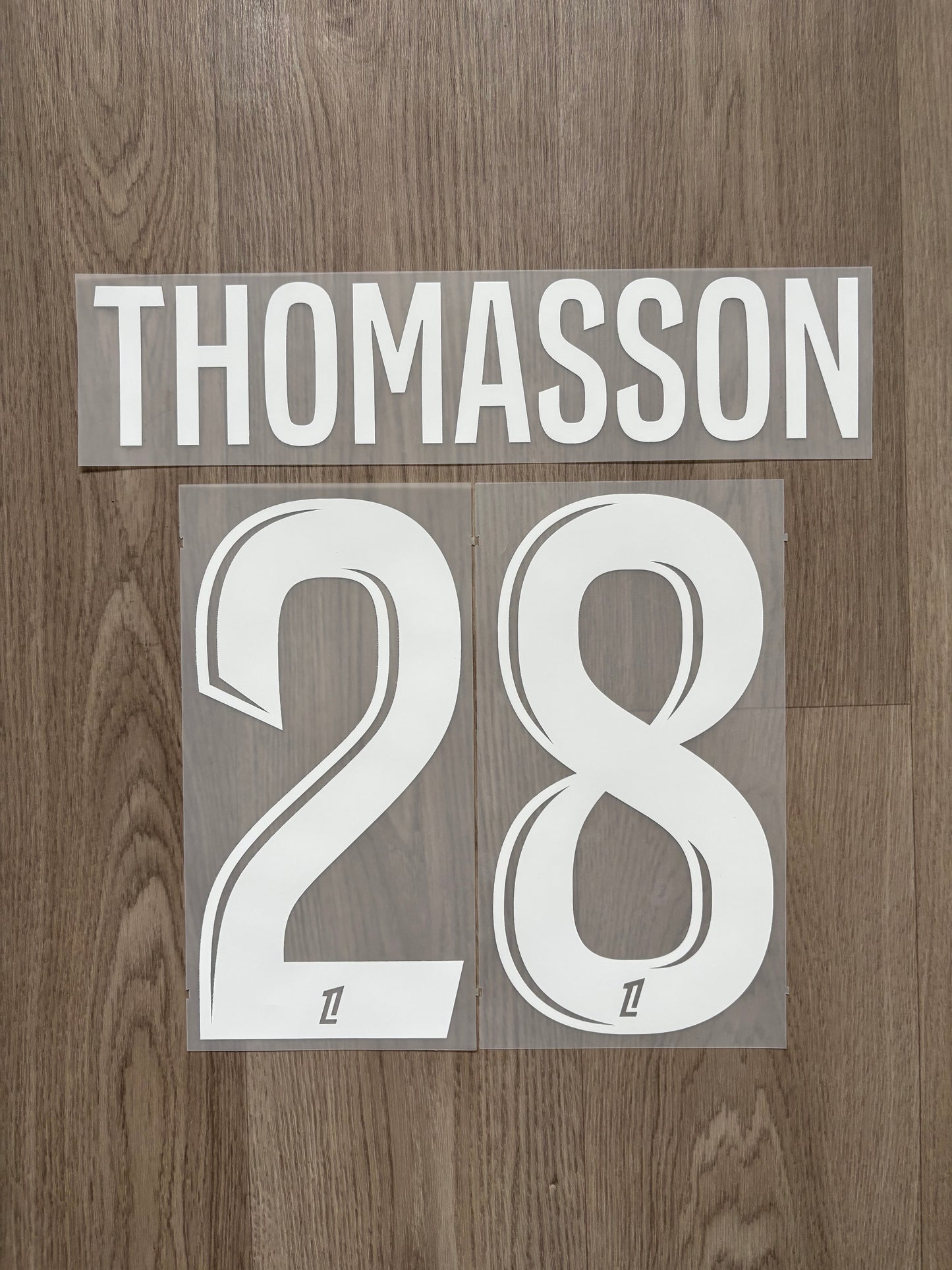 Flocage Officiel RC Lens Thomasson Away 2025/2026