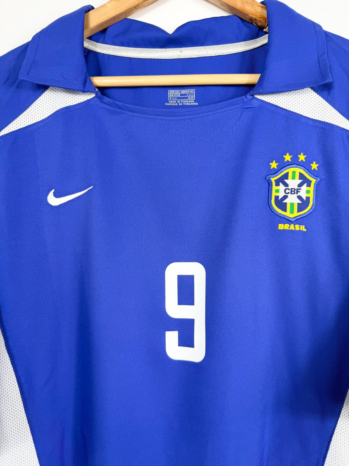 Maillot Extérieur Brésil Ronaldo R9 saison 2002