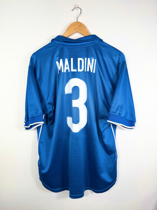 Maillot Domicile Italie Maldini saison 1998