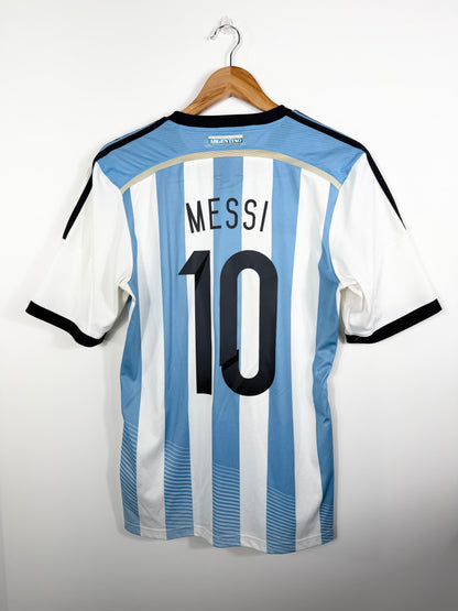Maillot Domicile Argentine Messi saison 2014