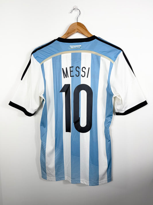 Maillot Domicile Argentine Messi saison 2014