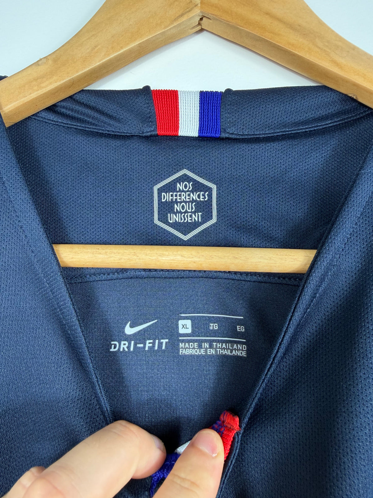 Maillot Domicile Équipe de France FFF Mbappé saison 2018