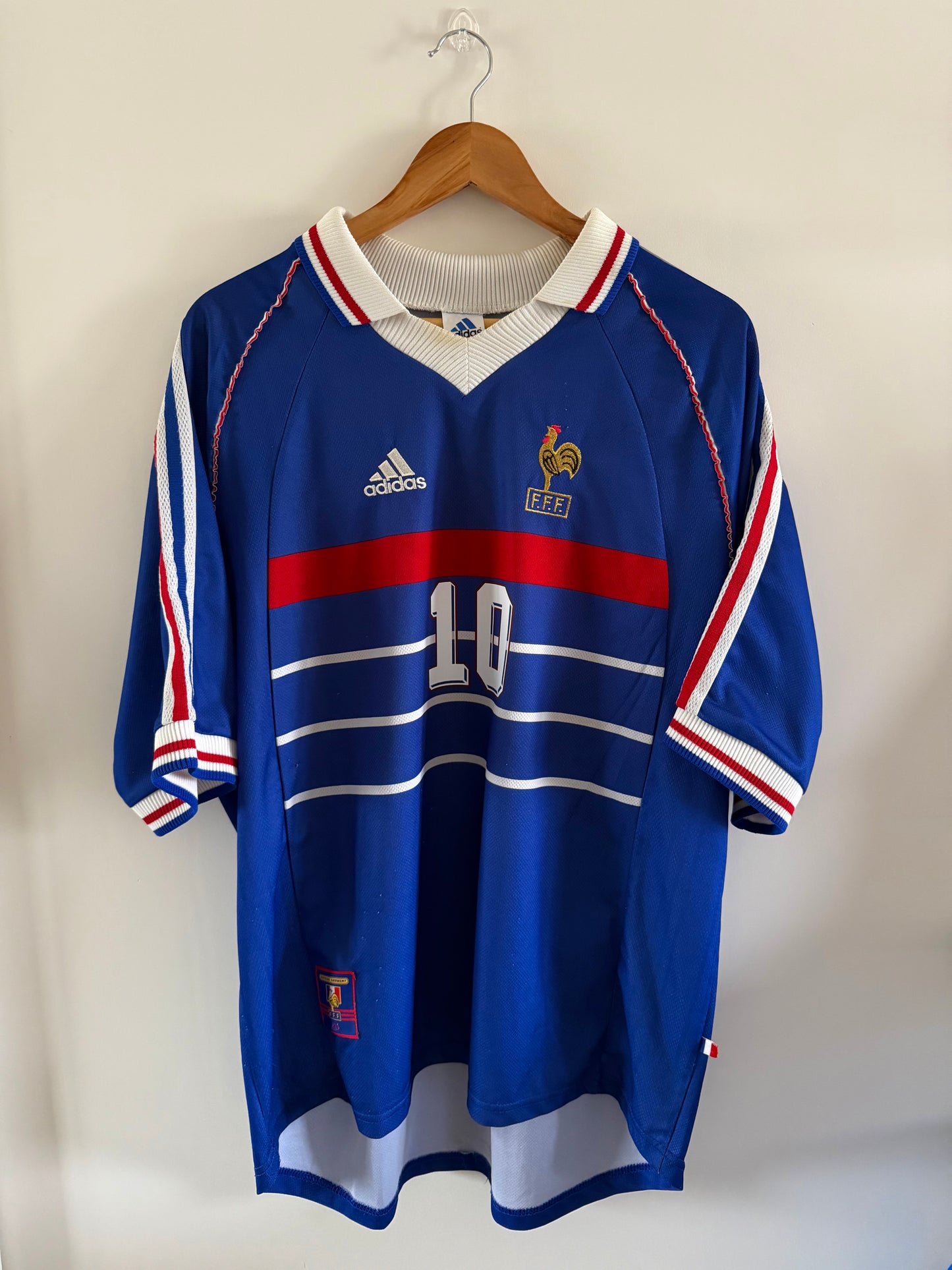 Maillot Domicile Équipe de France Zidane 1998
