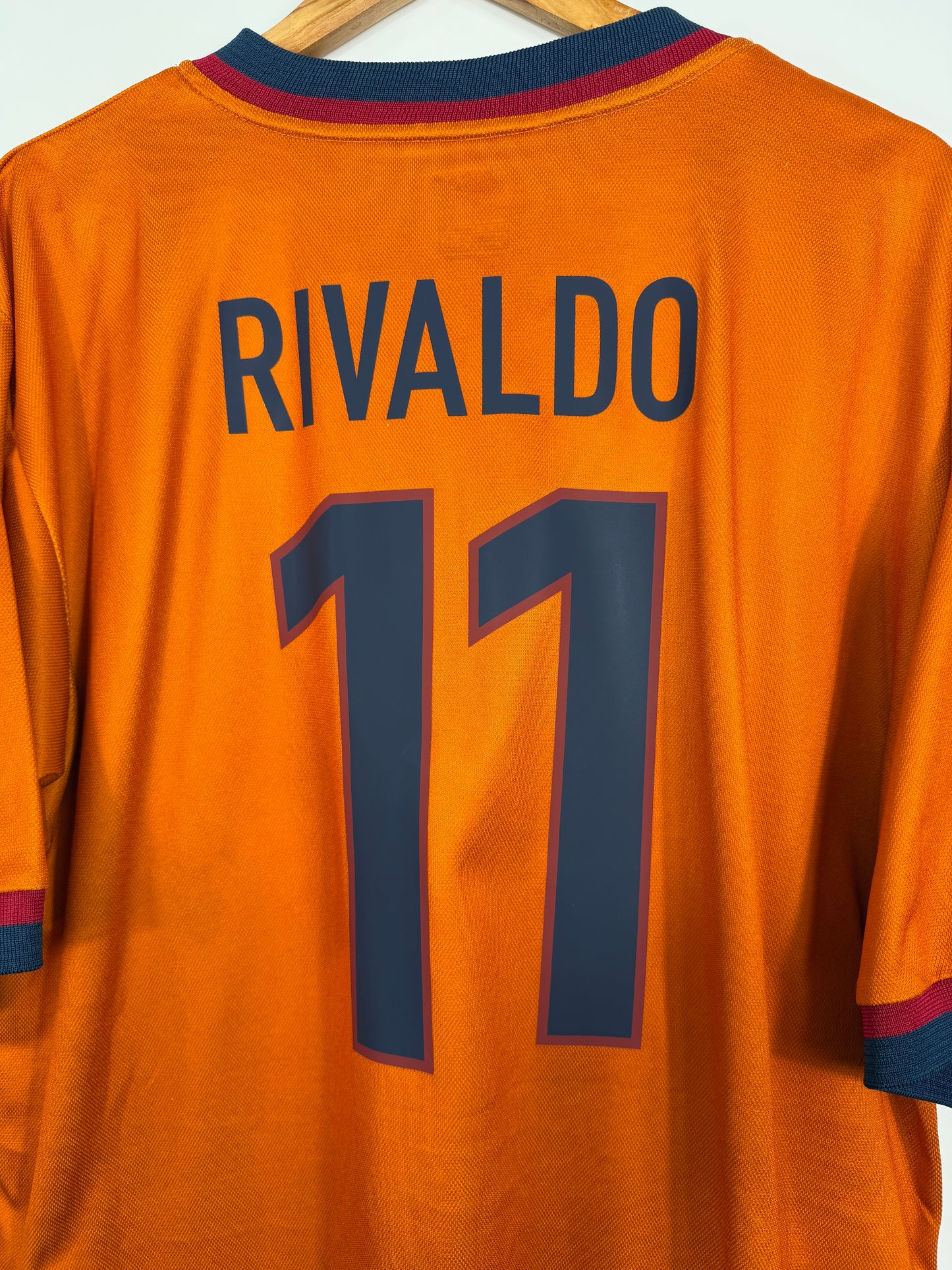 Maillot Extérieur FC Barcelone Rivaldo saison 1998/1999