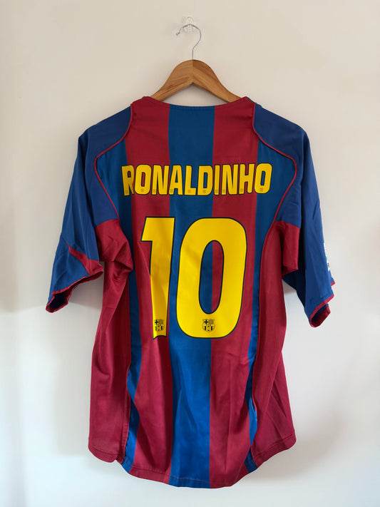 Maillot Domicile FC Barcelone Ronaldinhosaison 2004/2005