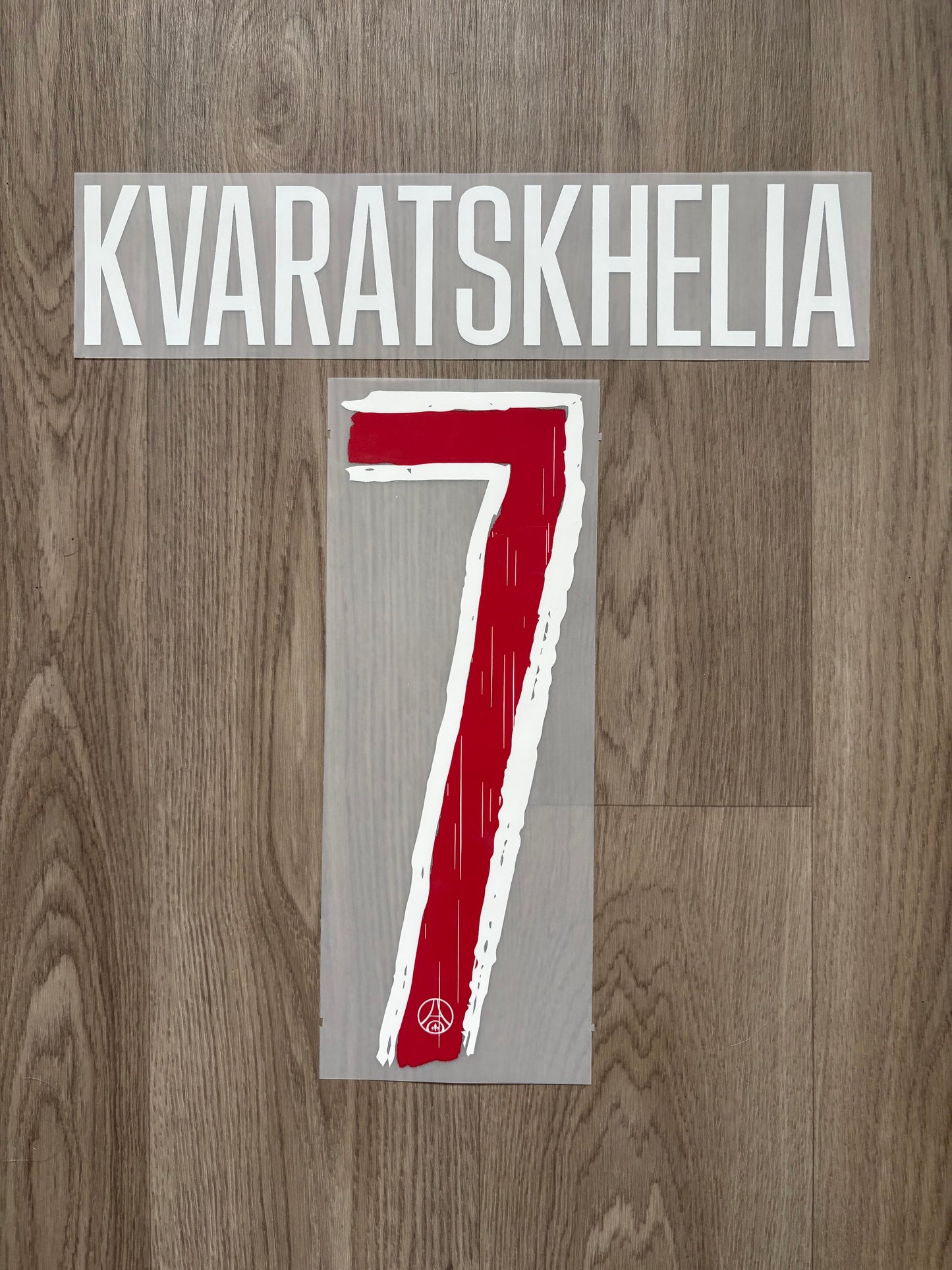 Flocage Officiel PSG Paris Saint Germain Kvaratskhelia Home 2024/2025