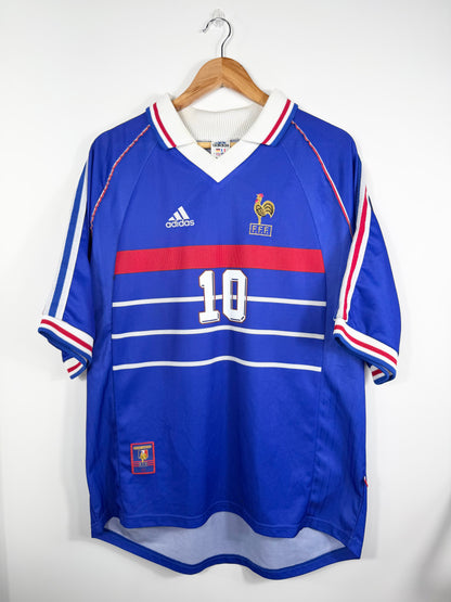 Maillot Domicile FFF Équipe de France Zidane saison 1998