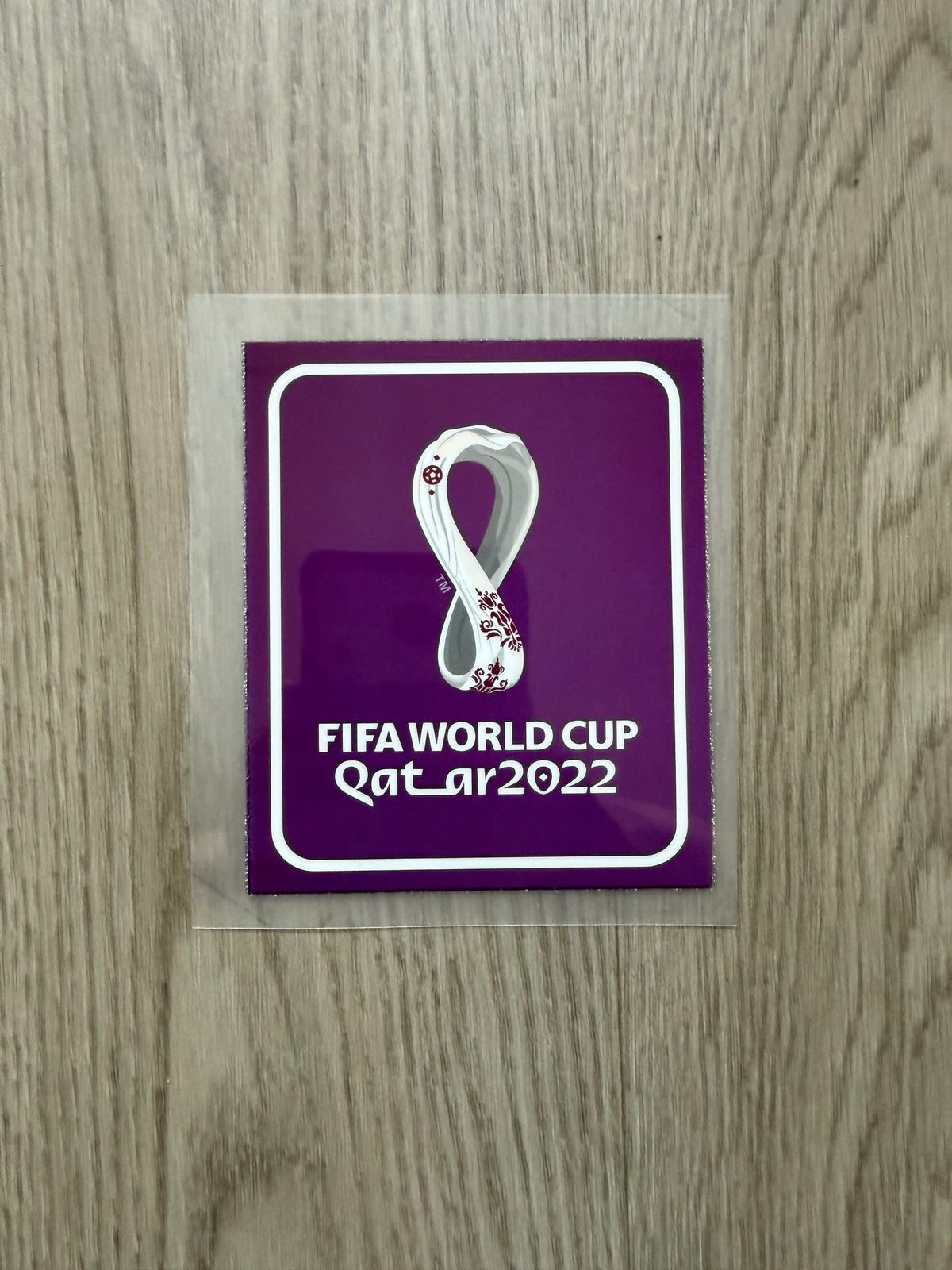 Patch Coupe du monde World Cup 2022 Violet (Reproduction)