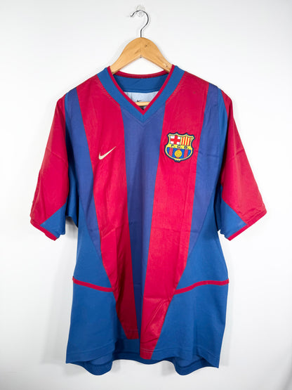 Maillot Domicile FC Barcelone Kluivert saison 2002/2003