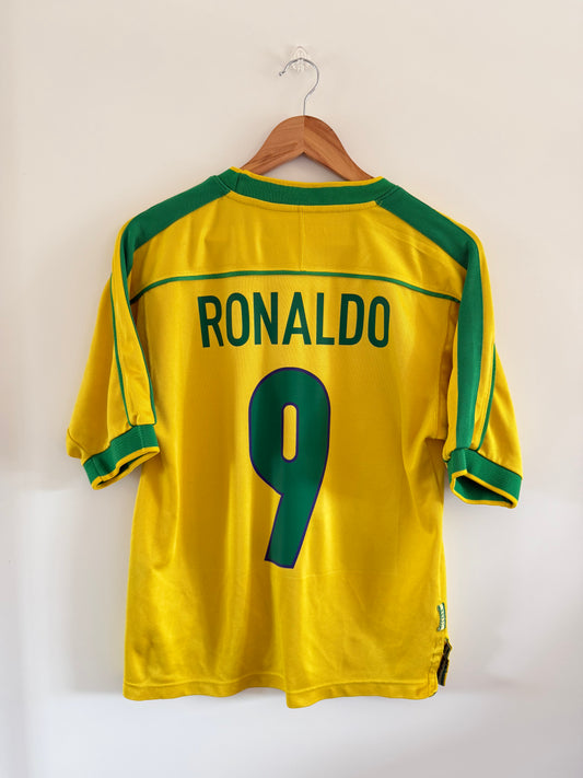 Maillot Domicile Brésil Ronaldo R9 saison 1998
