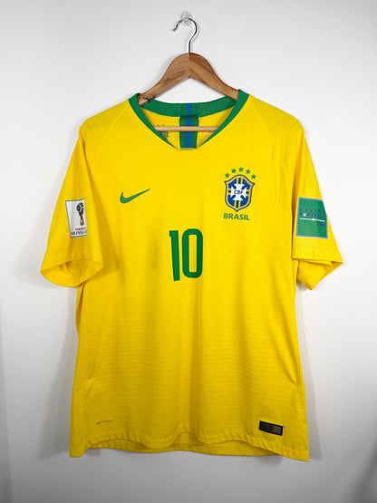 Maillot Vapor Domicile Brésil Neymar JR saison 2018