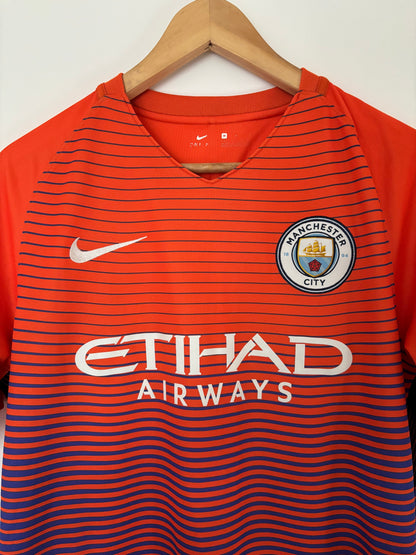 Maillot Extérieur Manchester City Aguero saison 2016/2017