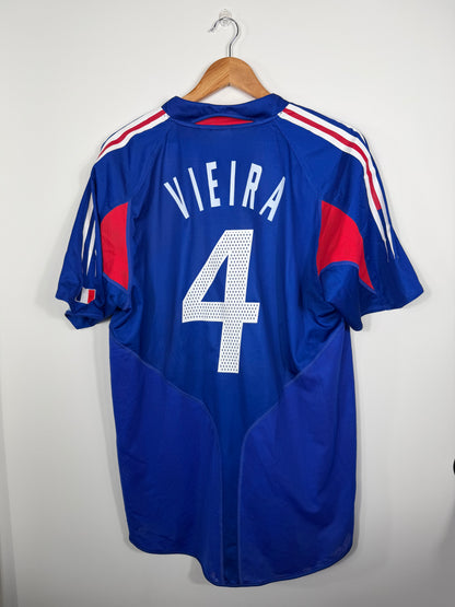 Maillot Domicile Équipe de France Vieira saison 2004/2006