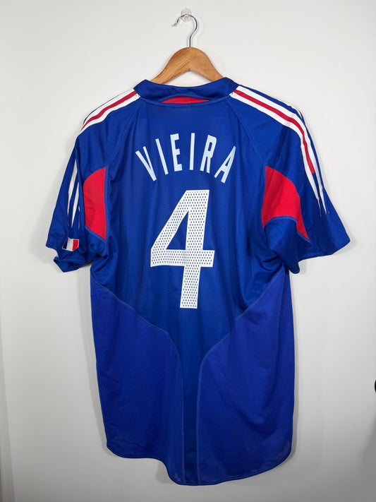 Maillot Domicile Équipe de France Vieira saison 2004/2006