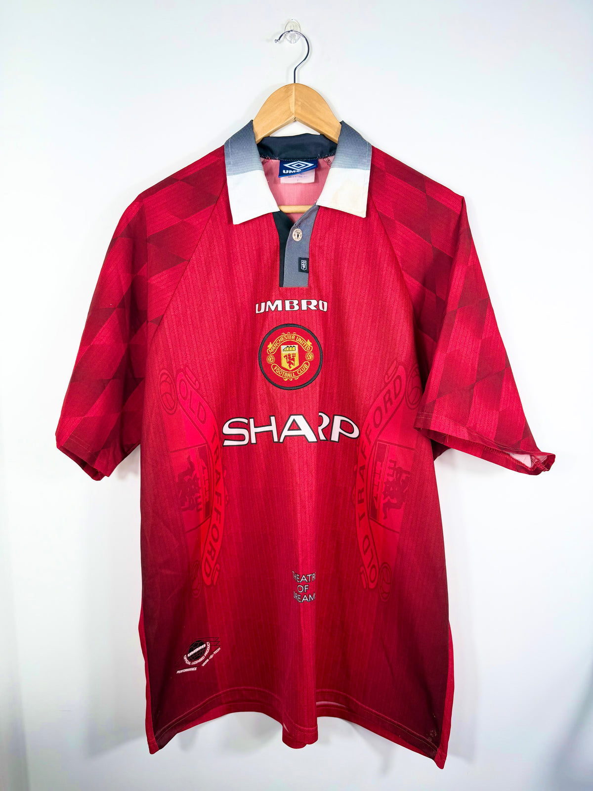 Maillot Domicile Manchester United Cantona saison 1996/1997