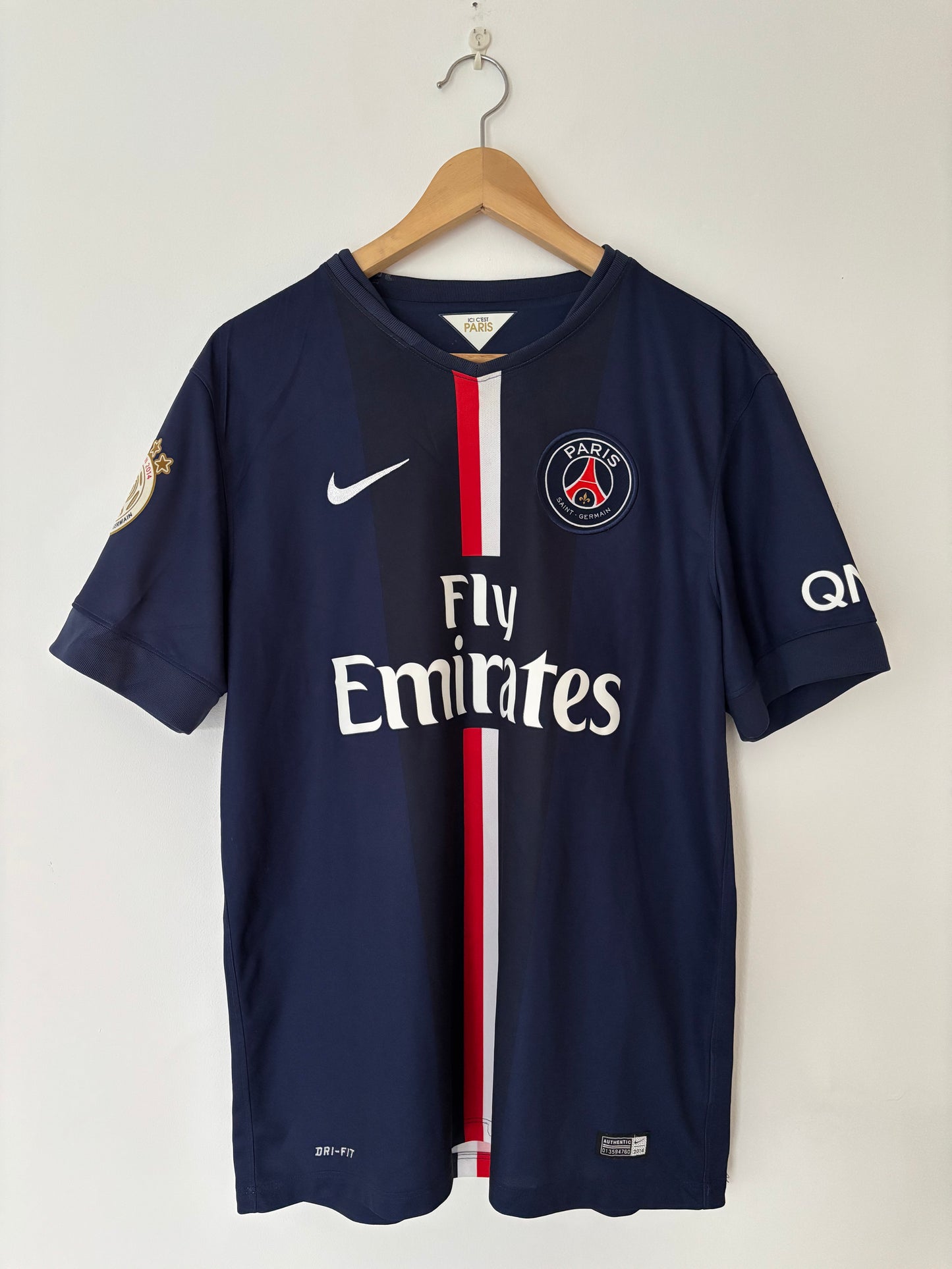 Maillot Paris Saint Germain PSG Cavani saison 2014/2015
