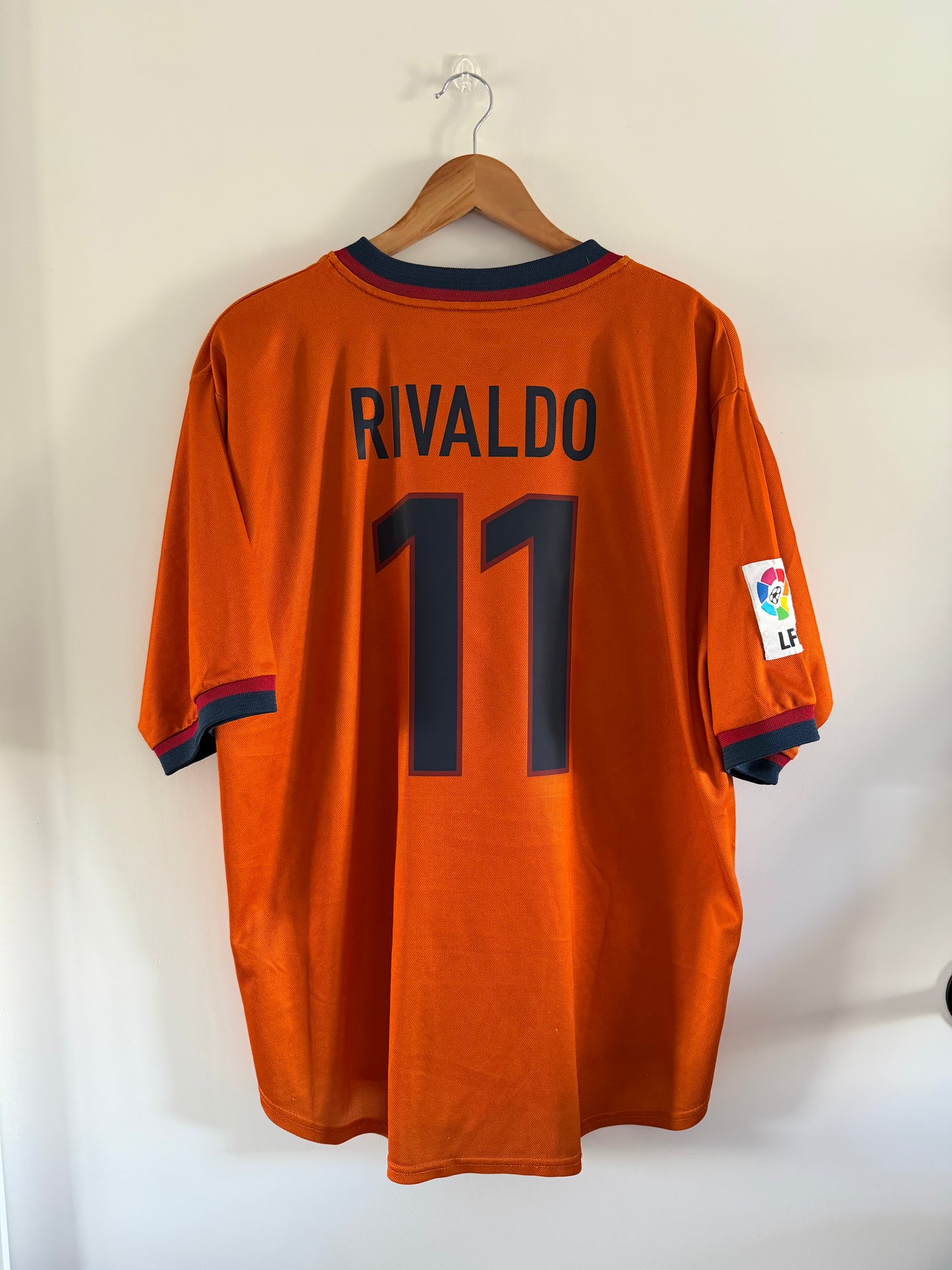 Maillot Extérieur FC Barcelone Rivaldo saison 1998/1999