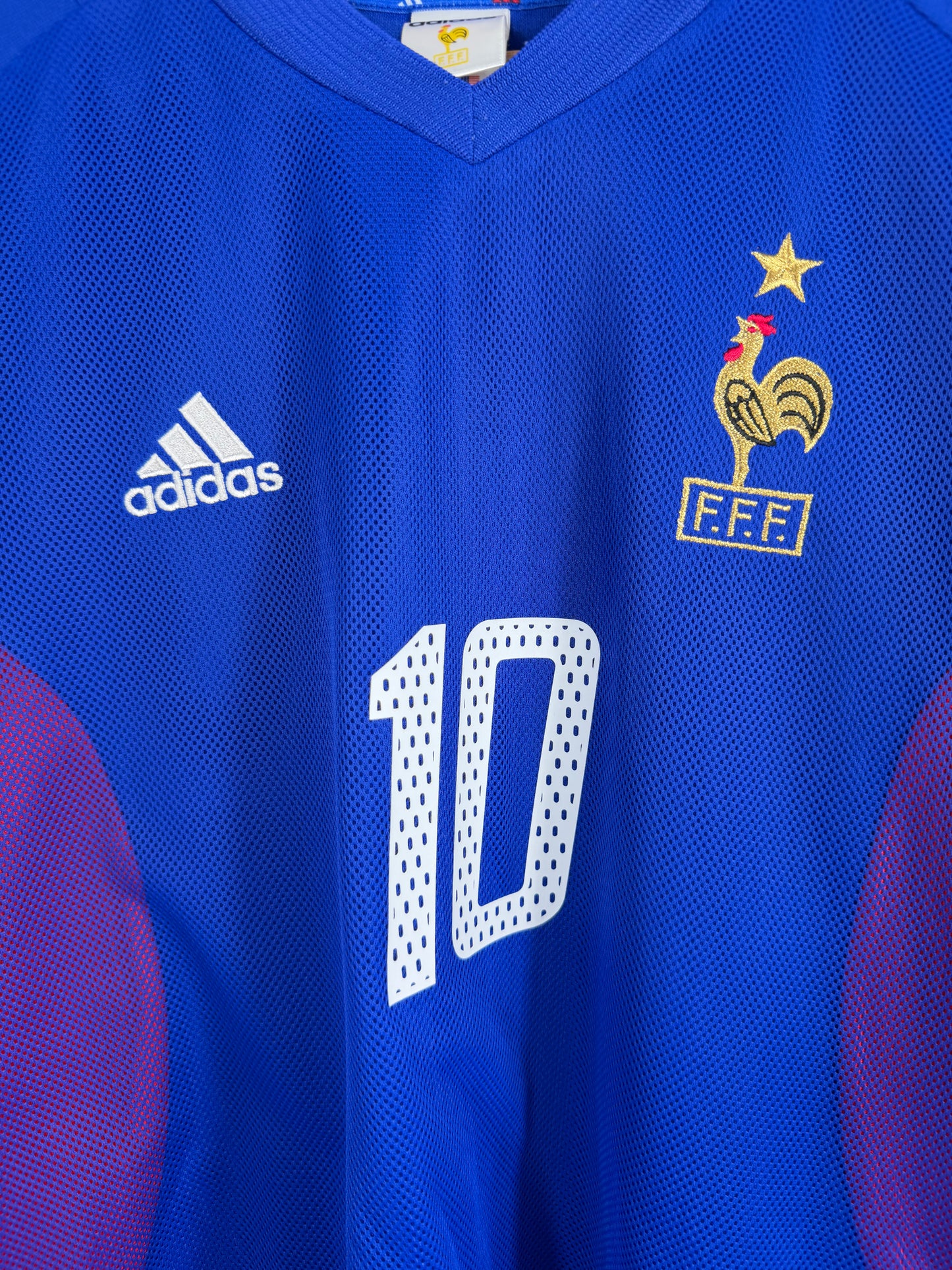 Maillot Domicile FFF Équipe de France Zidane saison 2002