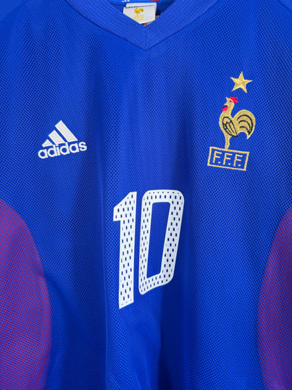 Maillot Domicile FFF Équipe de France Zidane saison 2002