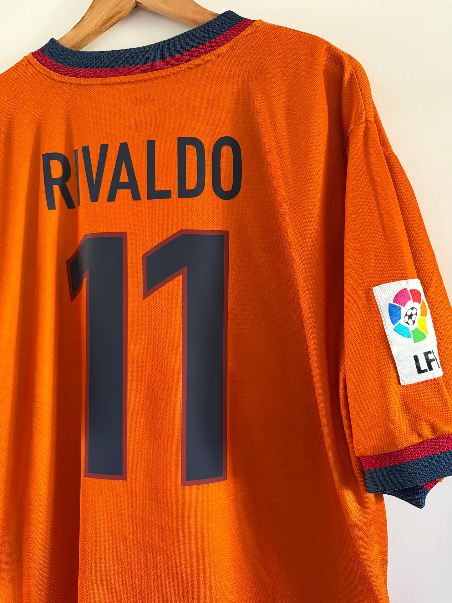 Maillot Extérieur FC Barcelone Rivaldo saison 1998/1999