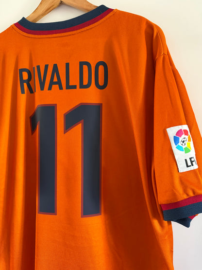 Maillot Extérieur FC Barcelone Rivaldo saison 1998/1999