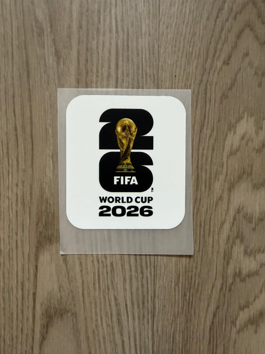 Patch Coupe du monde World Cup 2026 Blanc et Noir (Reproduction)