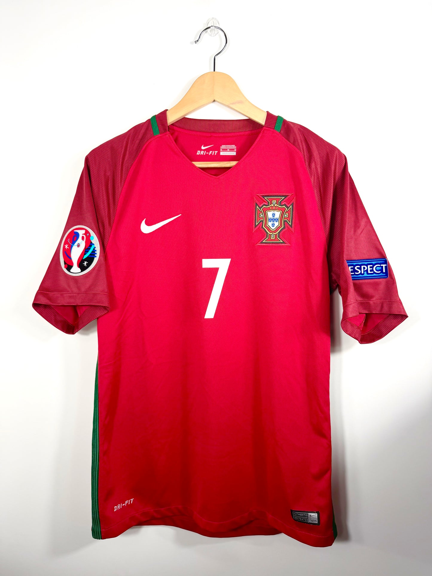 Maillot Domicile Portugal Ronaldo saison 2016