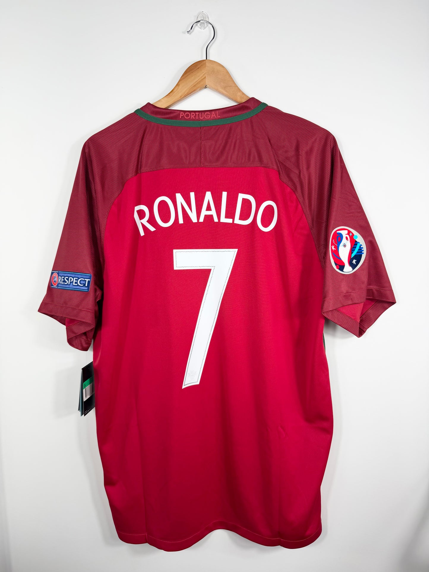 Maillot Domicile Portugal Ronaldo saison 2016