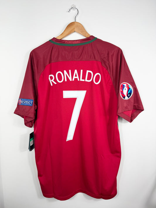 Maillot Domicile Portugal Ronaldo saison 2016